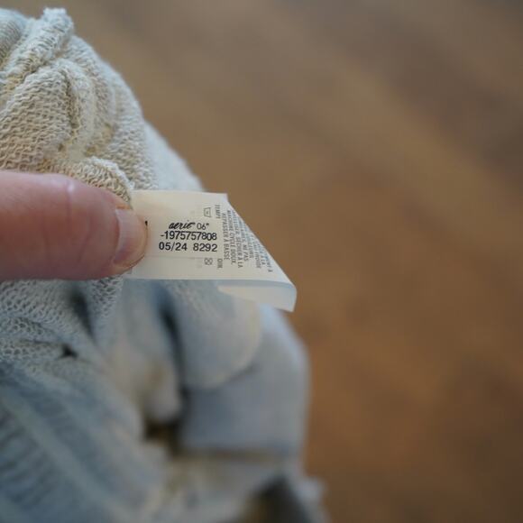 Aerie Sweatpants‎ Mens XL Gray Fleece Lined Tapered Leg Elastic Waist Drawstring - Picture 9 of 10